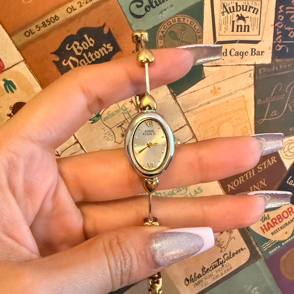 Anne Klein Gold and Silver Women's Watch